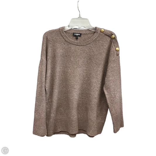 Sweater By Express In Brown, Size: Xs