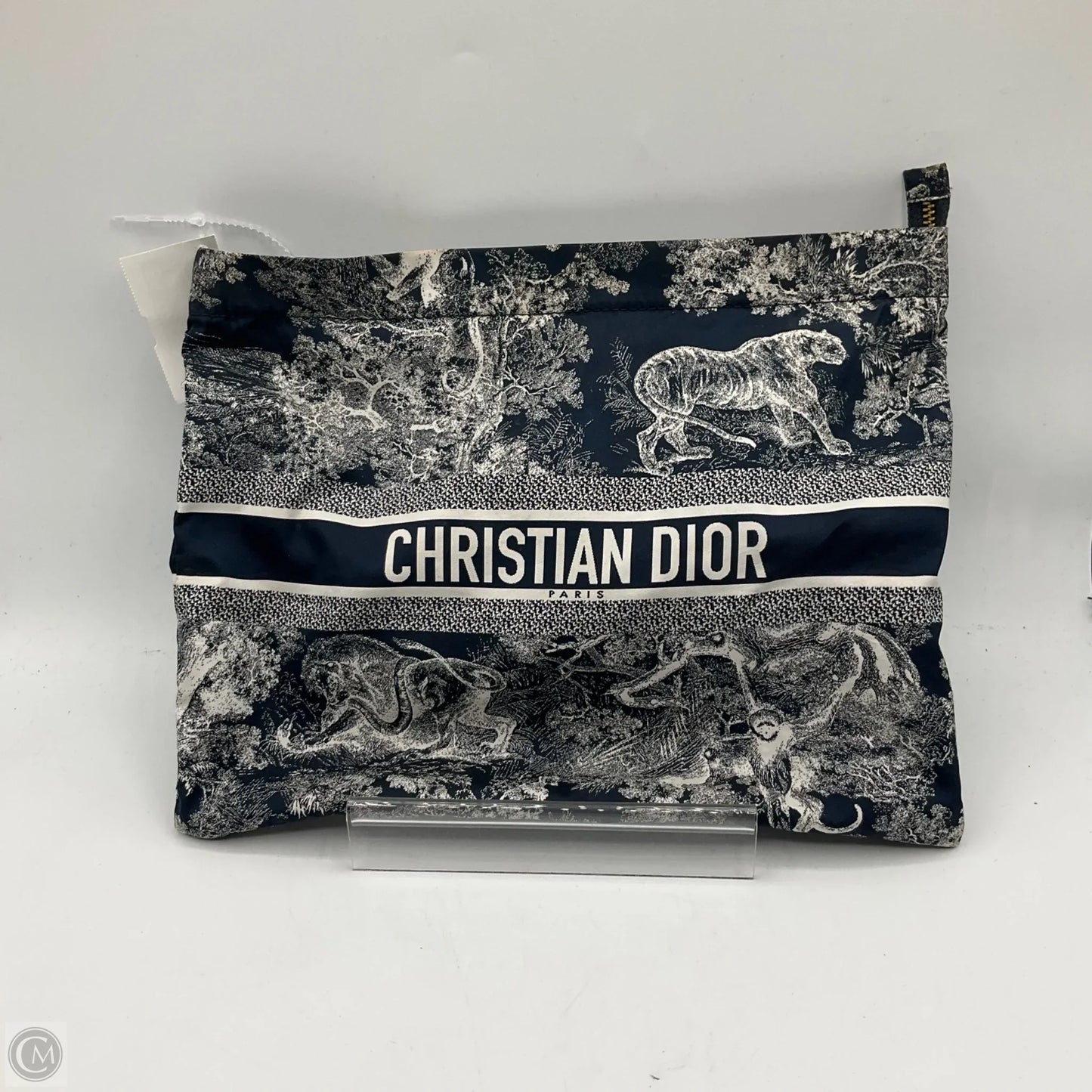 Makeup Bag Luxury Designer By Dior, Size: Medium