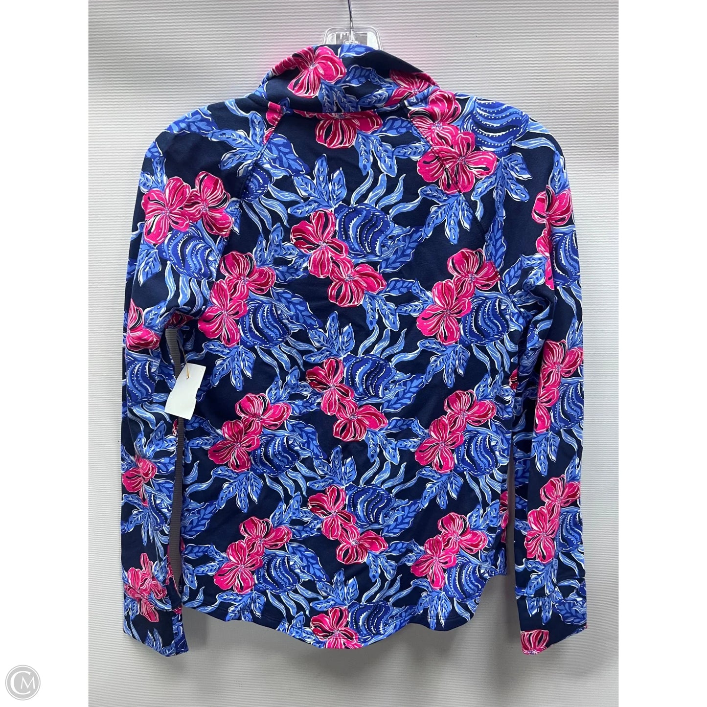 Jacket Designer By Lilly Pulitzer In Blue & Pink, Size: Xs