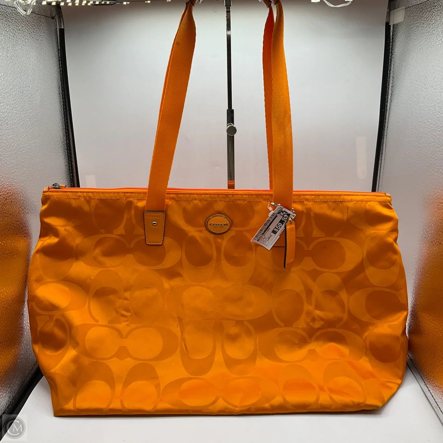 Tote Designer By Coach, Size: Large