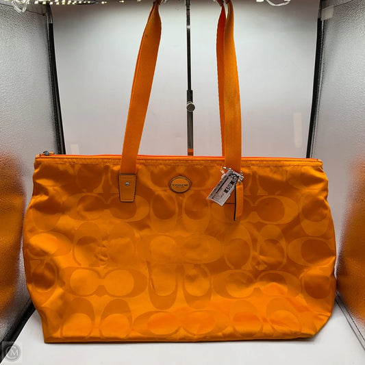 Tote Designer By Coach, Size: Large