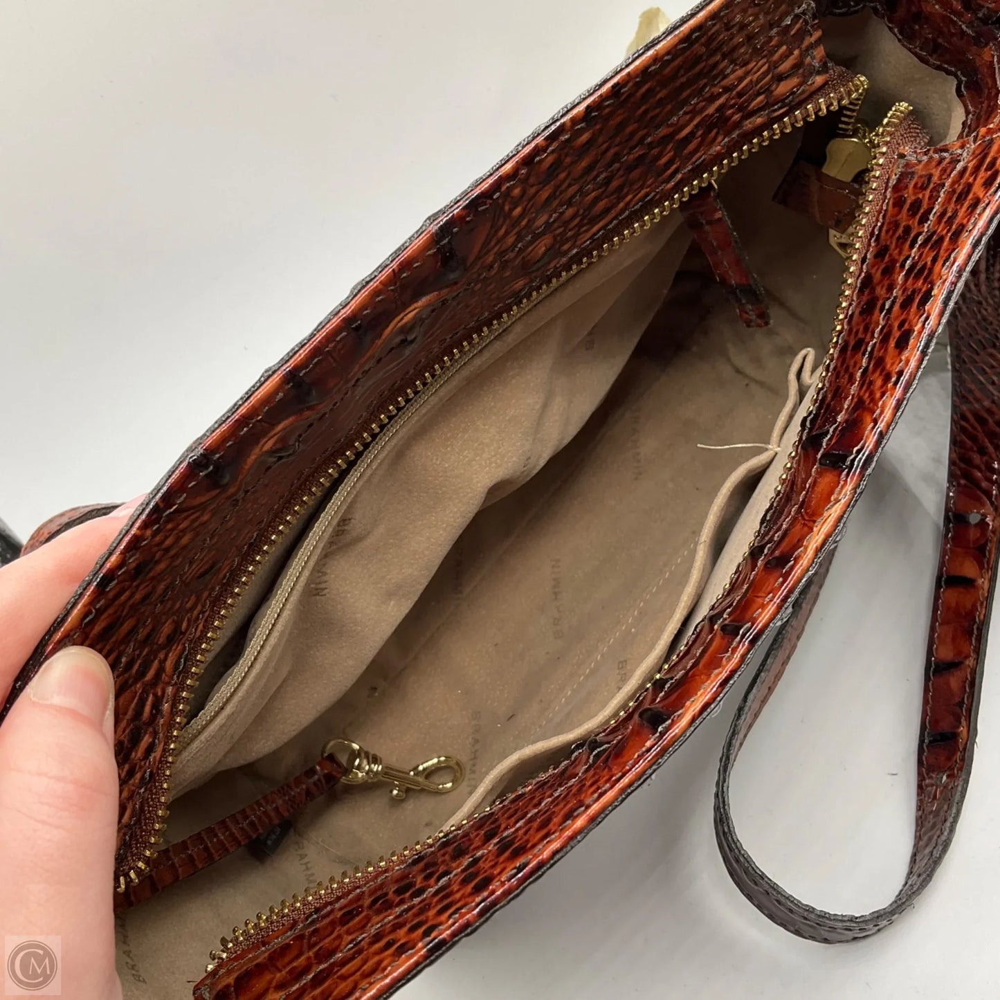 Crossbody Designer By Brahmin, Size: Medium