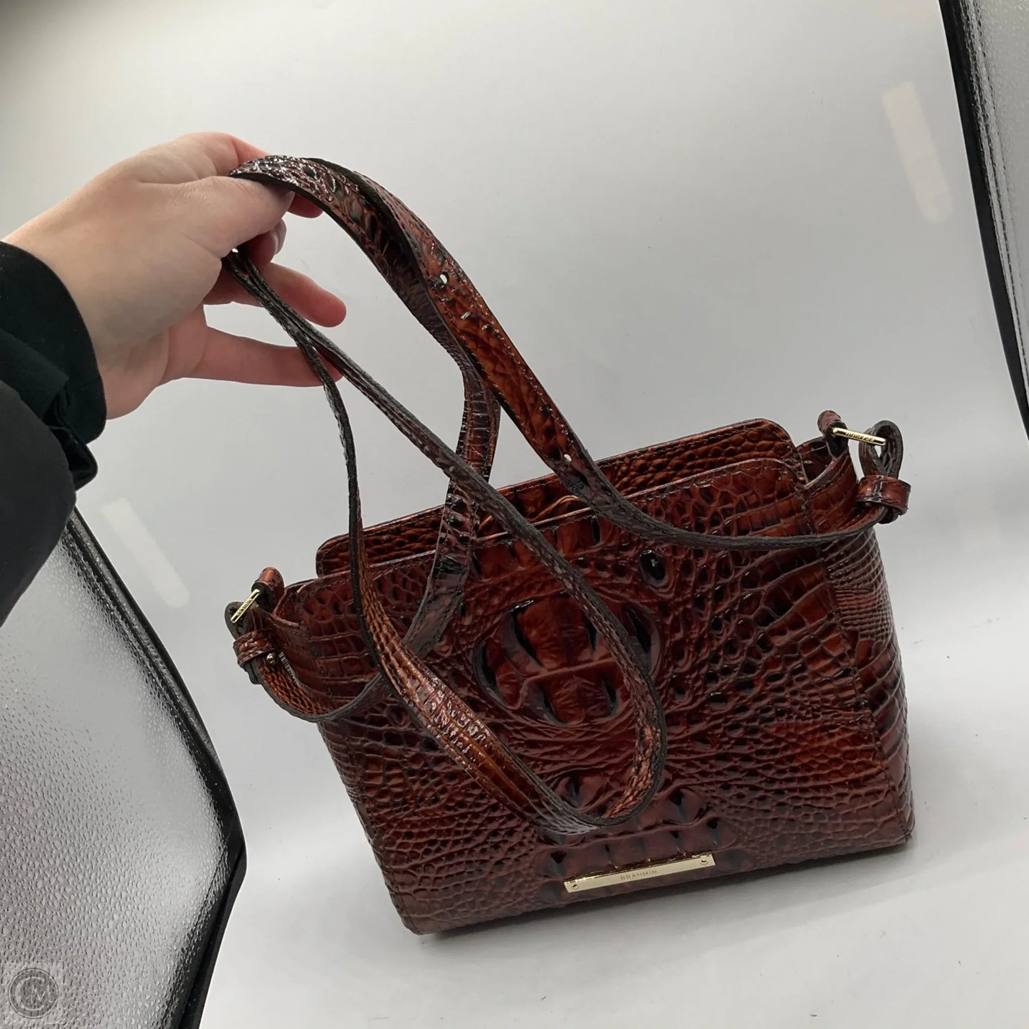 Crossbody Designer By Brahmin, Size: Medium