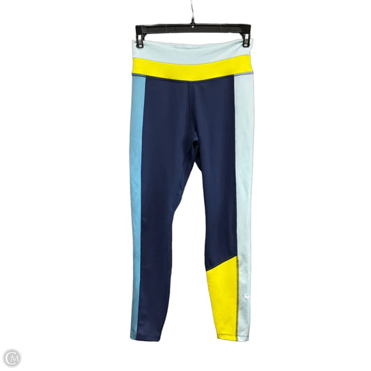 Athletic Leggings By Nike In Blue, Size: S