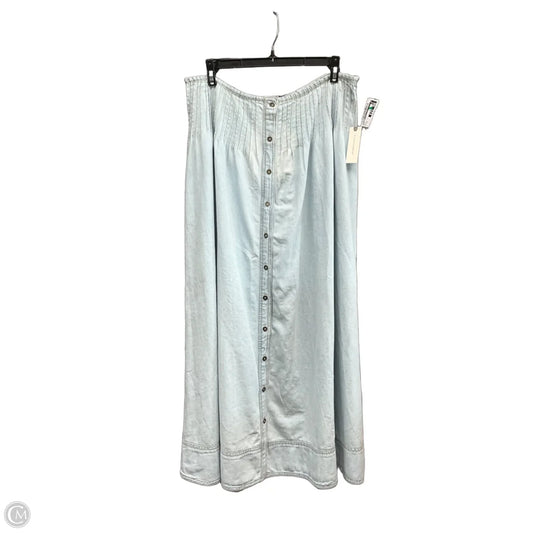 Skirt Maxi By Pilcro In Blue, Size: M
