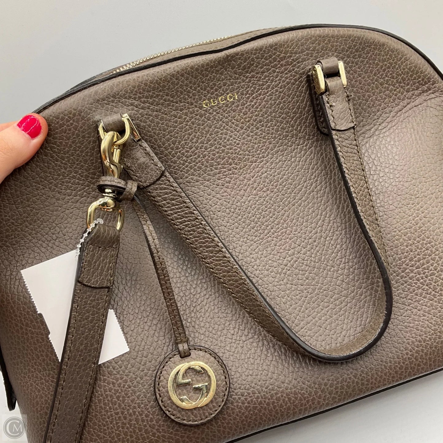 Gucci Lady Dollar Dome Satchel Size: Medium
