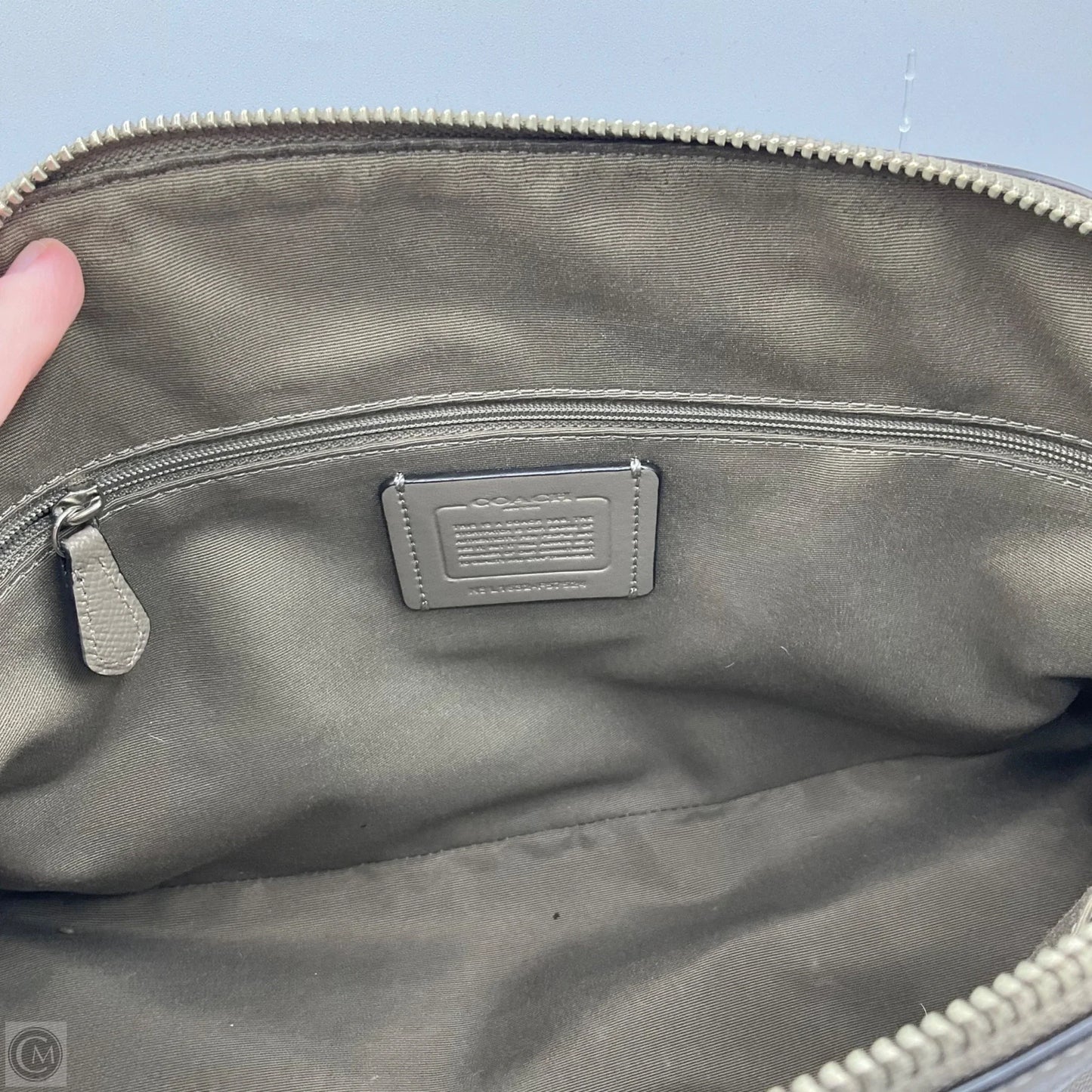 Handbag Designer By Coach, Size: Large