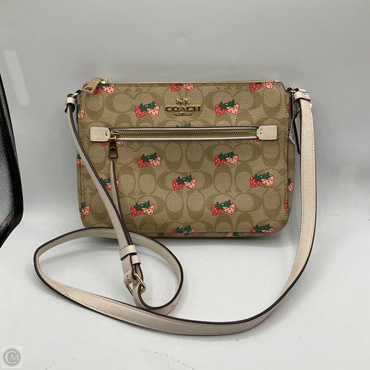 Crossbody Designer By Coach, Size: Medium