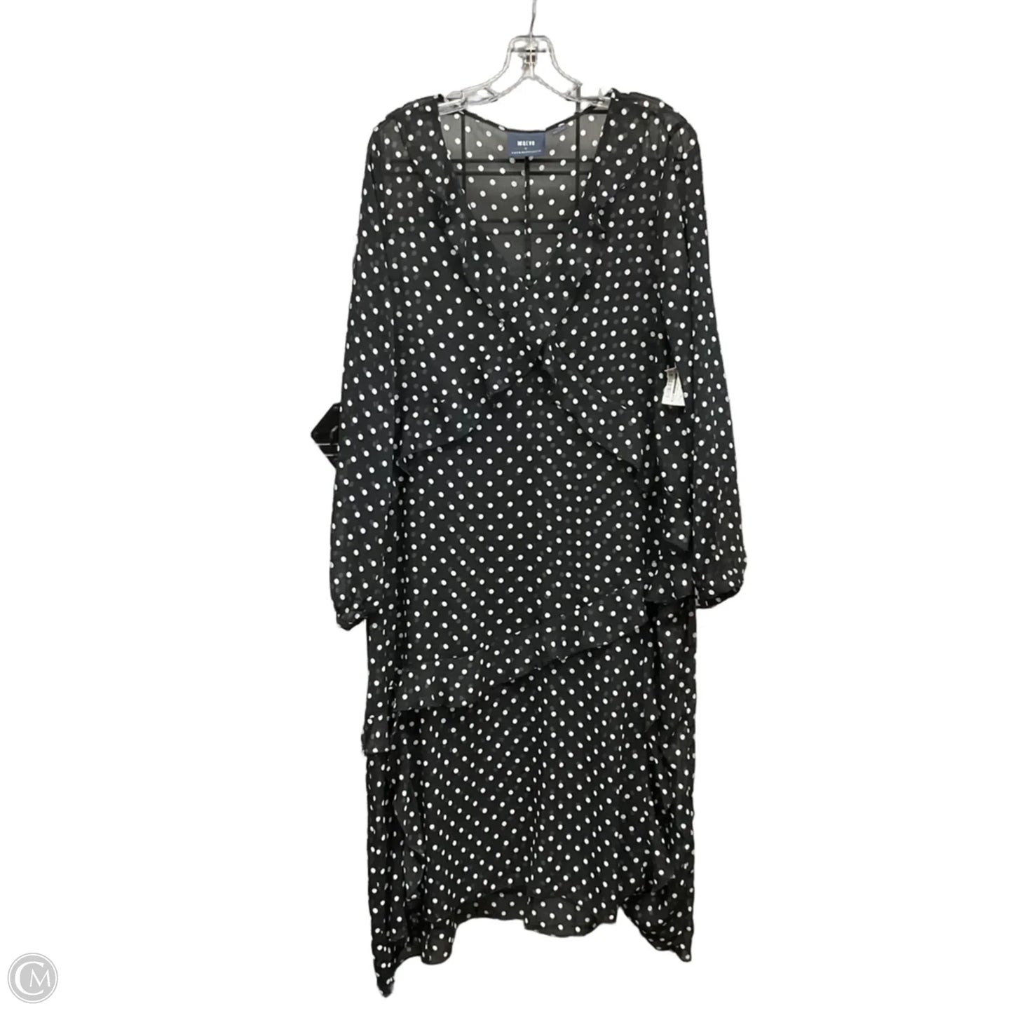 Dress Casual Maxi By Maeve In Polkadot Pattern, Size: Xl
