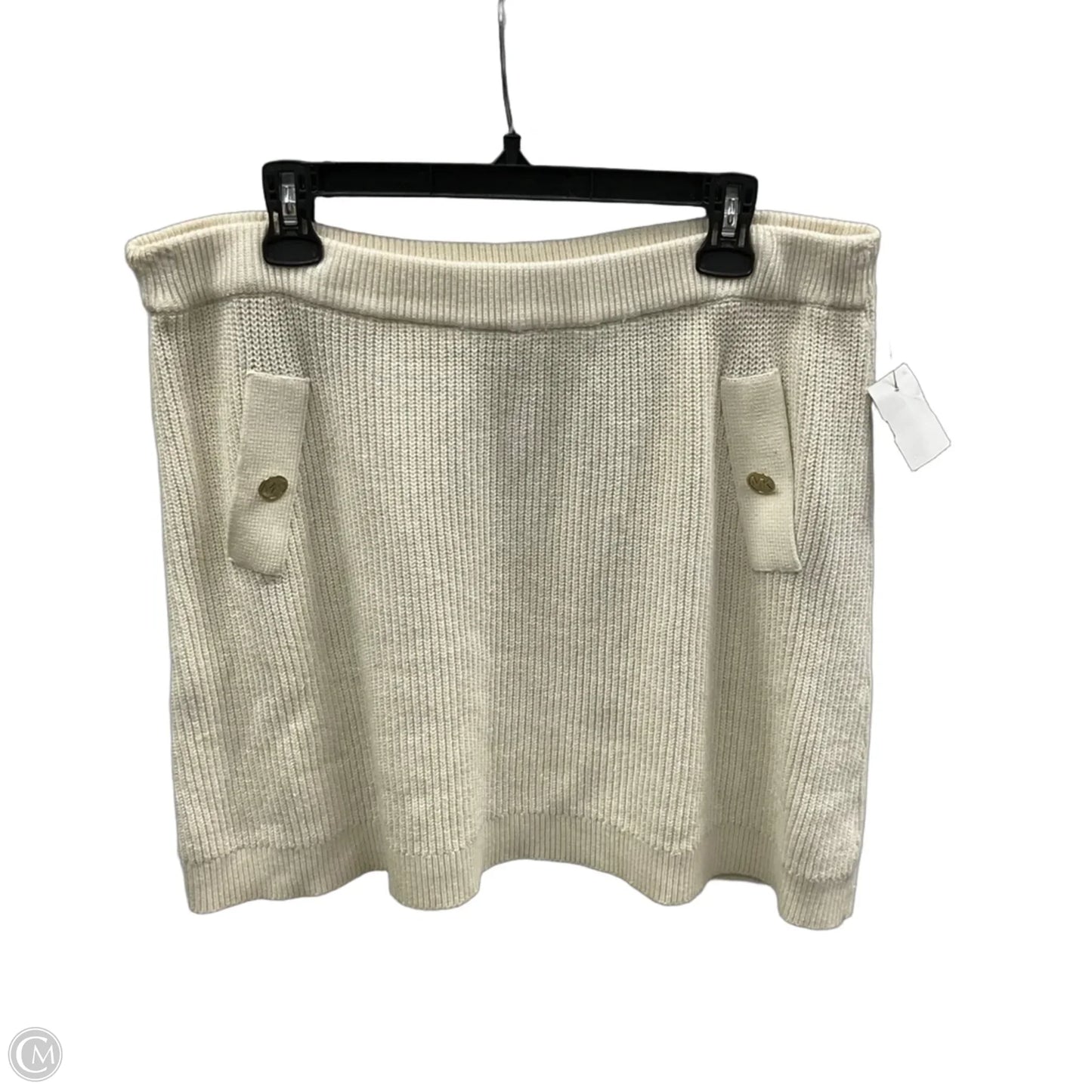 Skirt Mini & Short By Michael By Michael Kors In Cream, Size: Xl