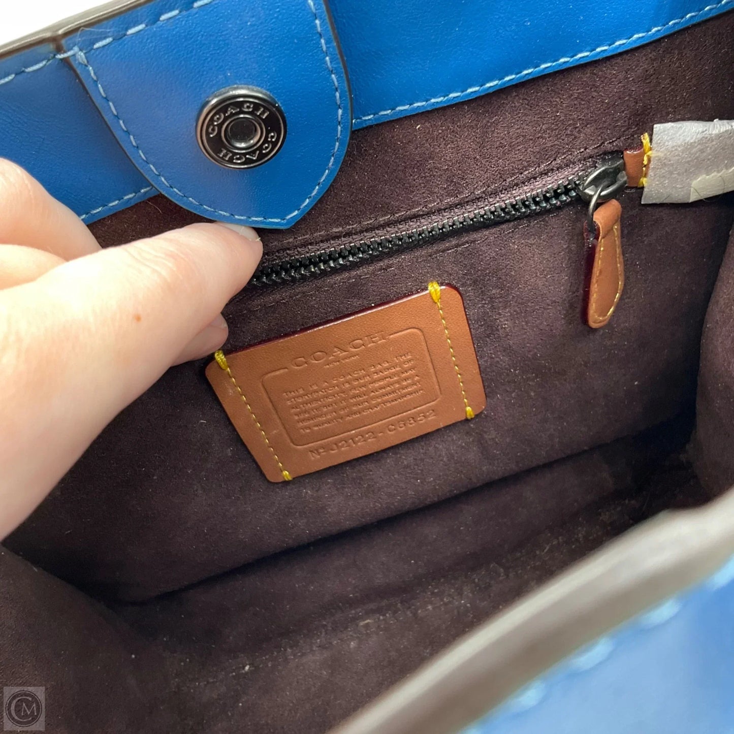 Crossbody Designer By Coach, Size: Medium