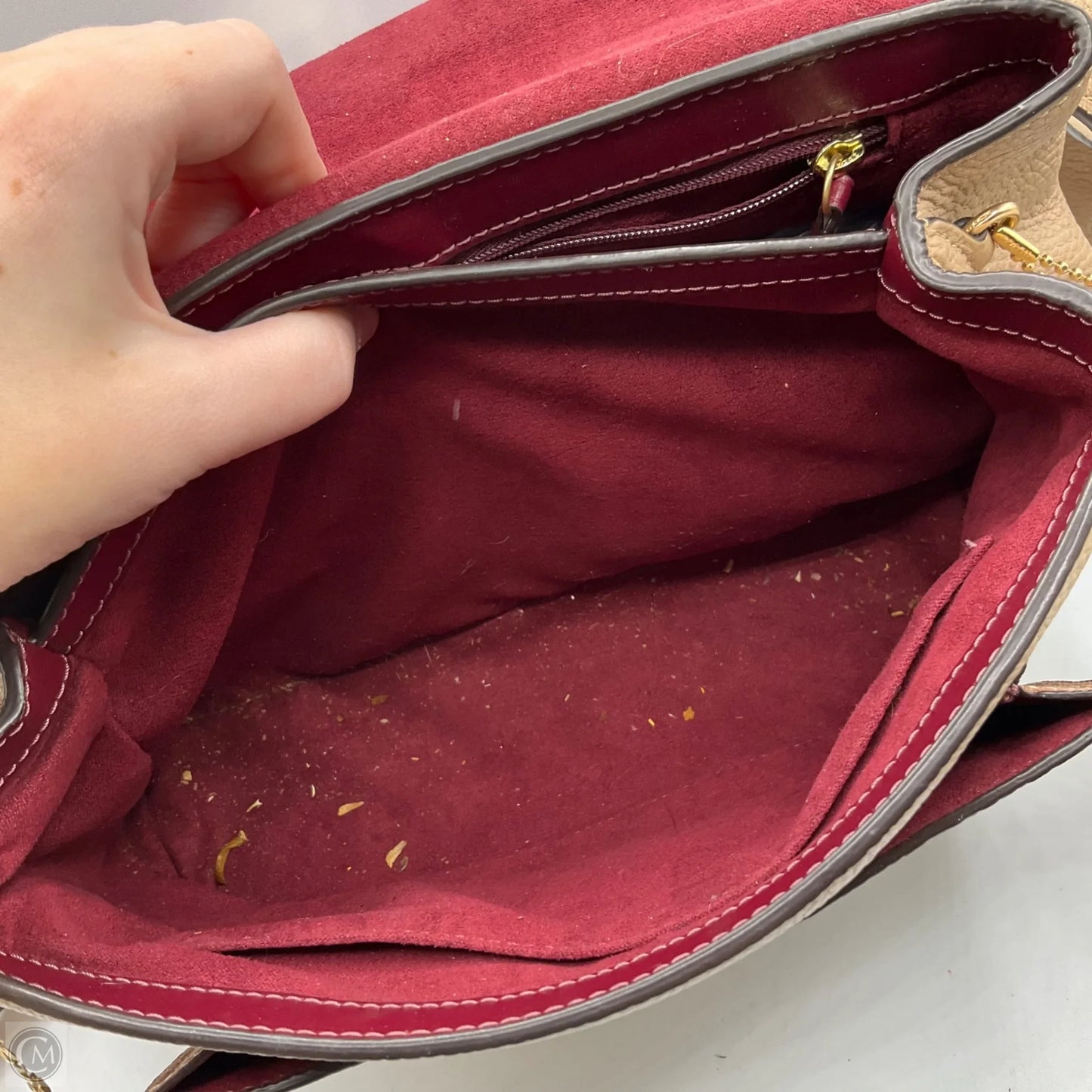 Crossbody Designer By Coach, Size: Medium