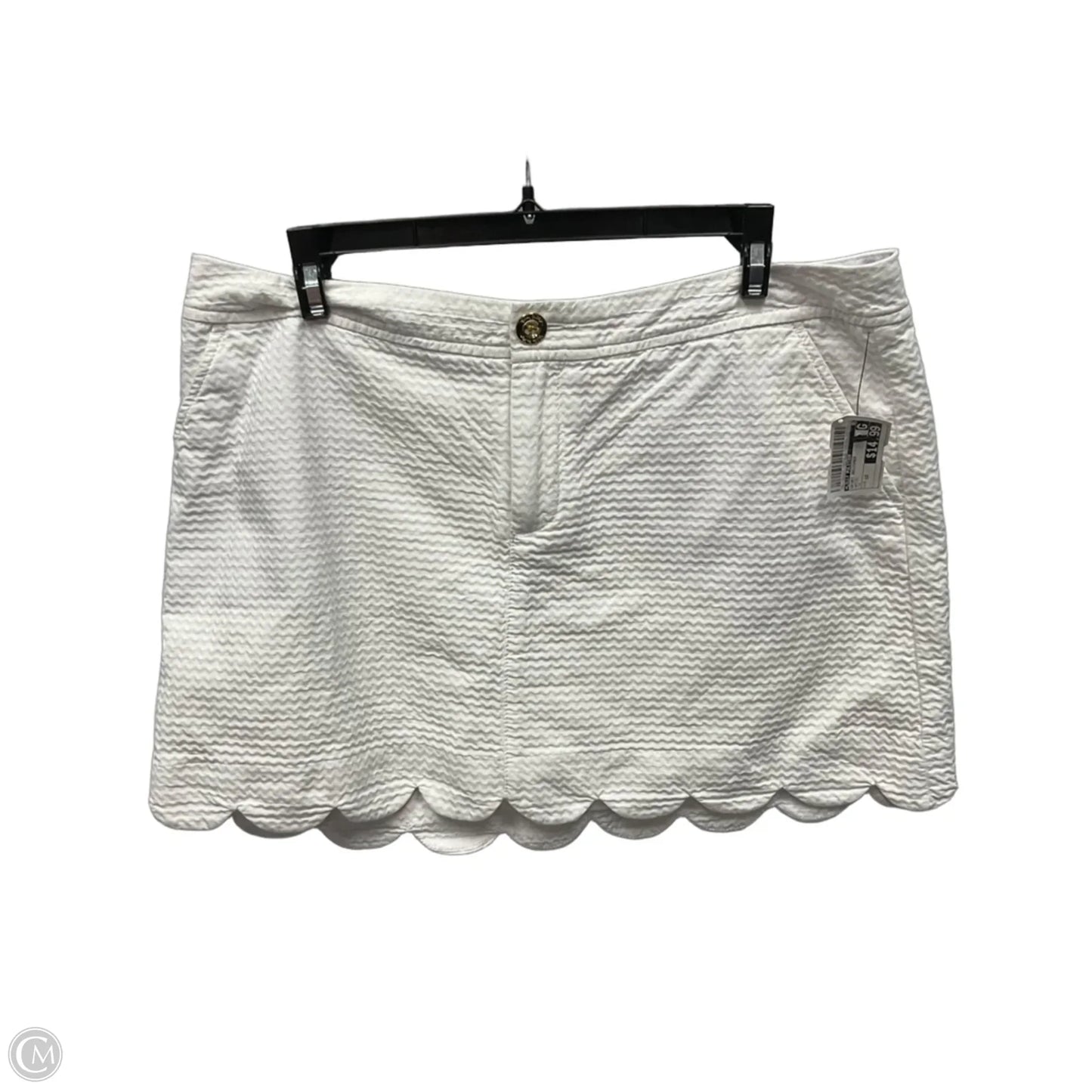 Skort Designer By Lilly Pulitzer In White, Size: 10
