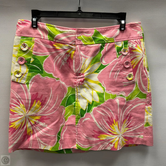Skirt Designer By Lilly Pulitzer In Floral Print, Size: 6