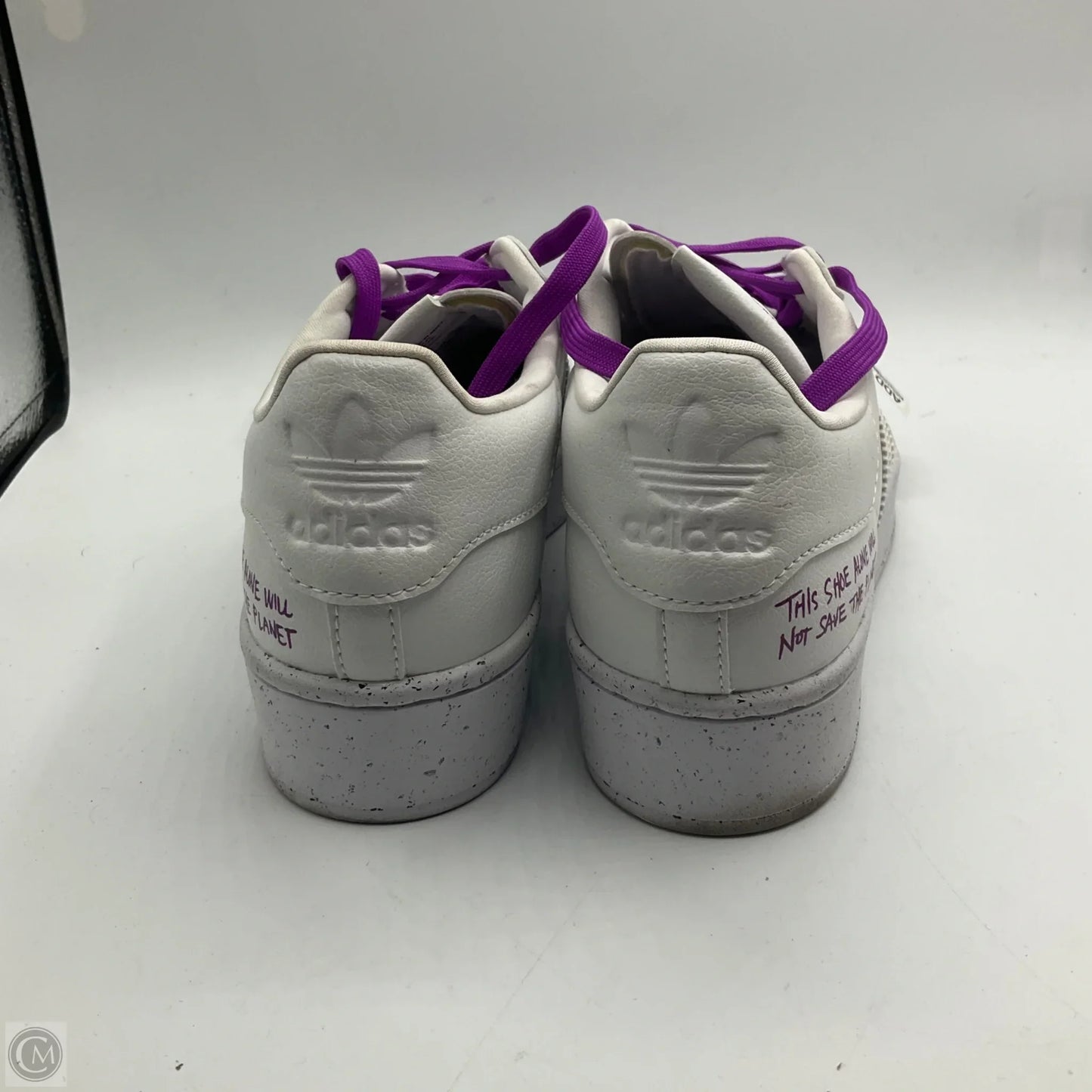 Shoes Sneakers By Adidas In Purple & White, Size: 8