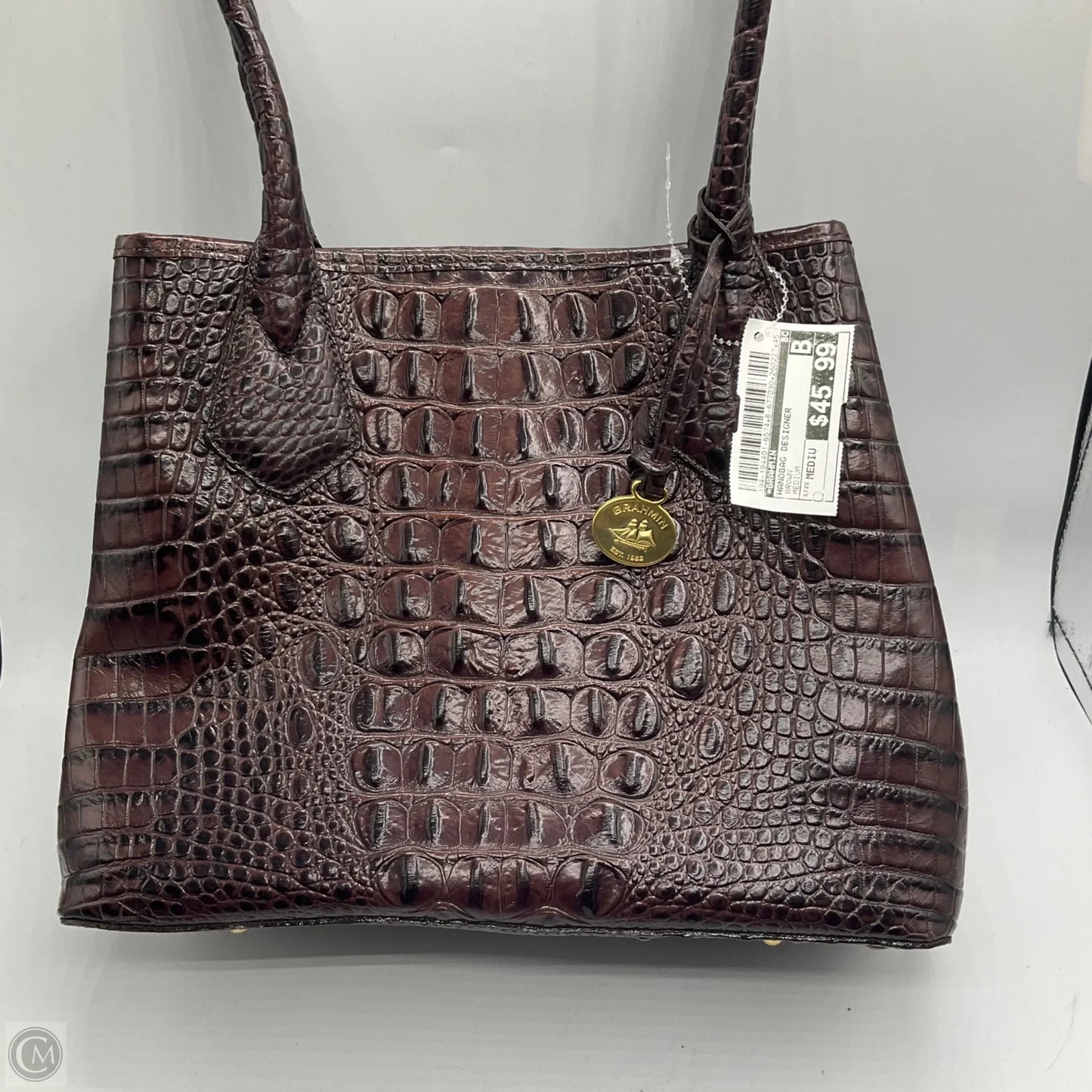 Handbag Designer By Brahmin, Size: Medium