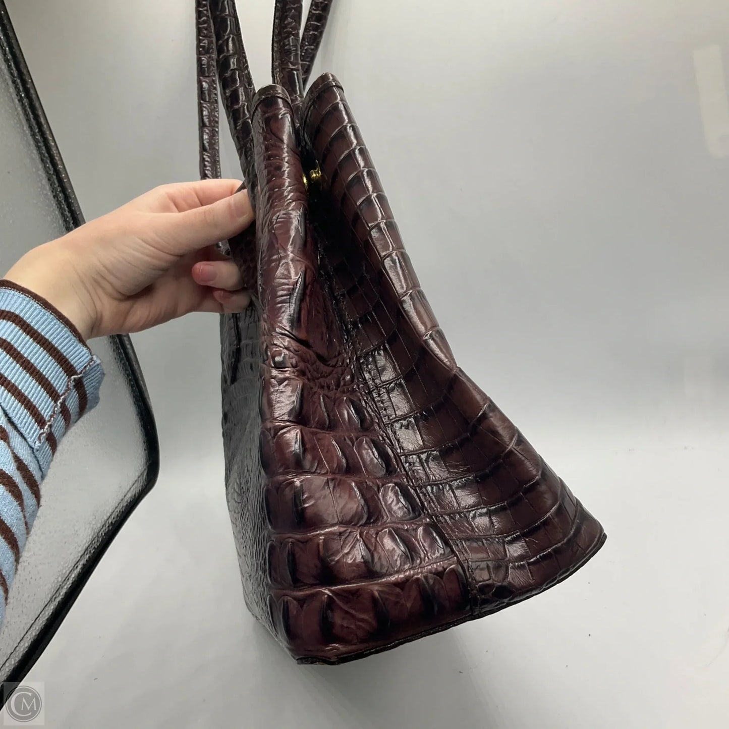 Handbag Designer By Brahmin, Size: Medium