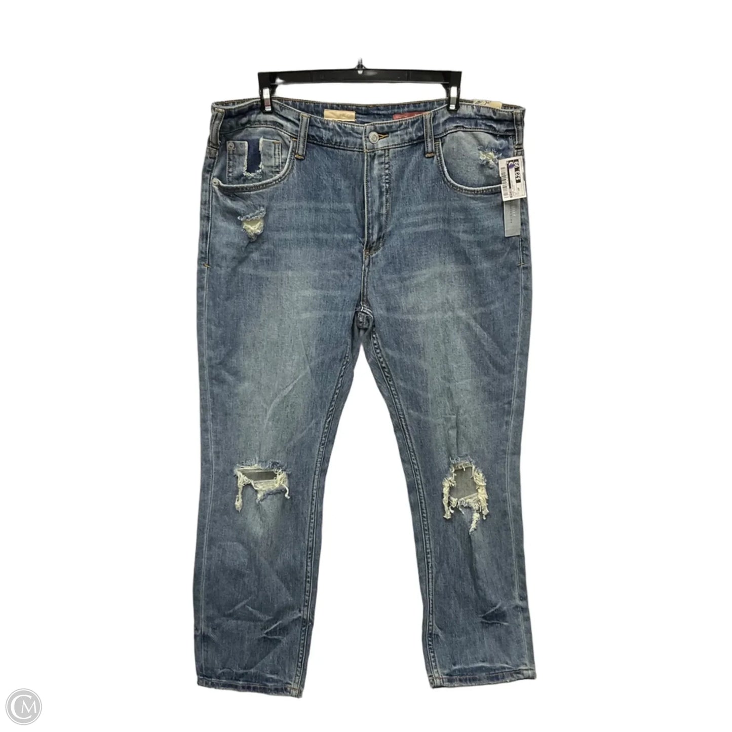 Jeans Straight By Pilcro In Blue Denim, Size: 10p