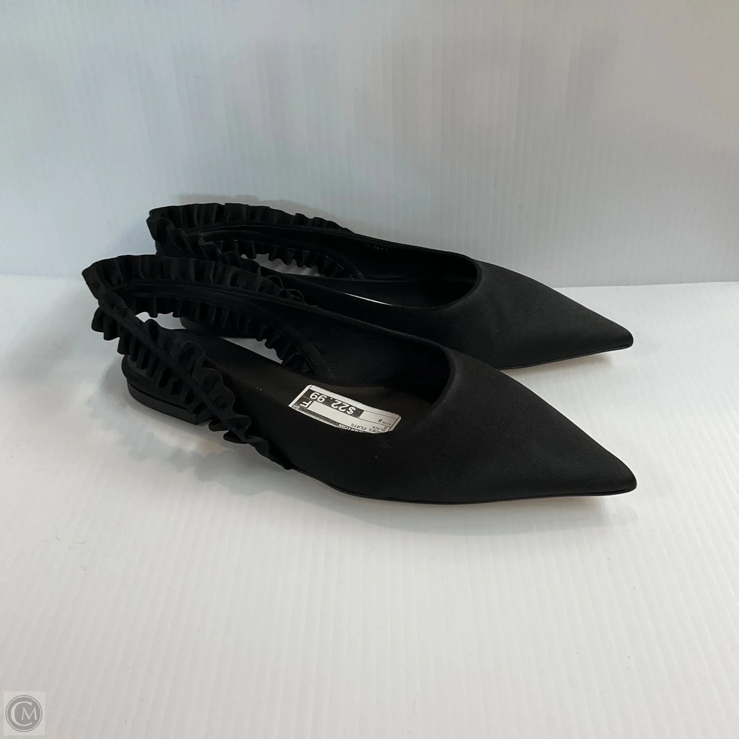 Shoes Flats By Good American In Black, Size: 8