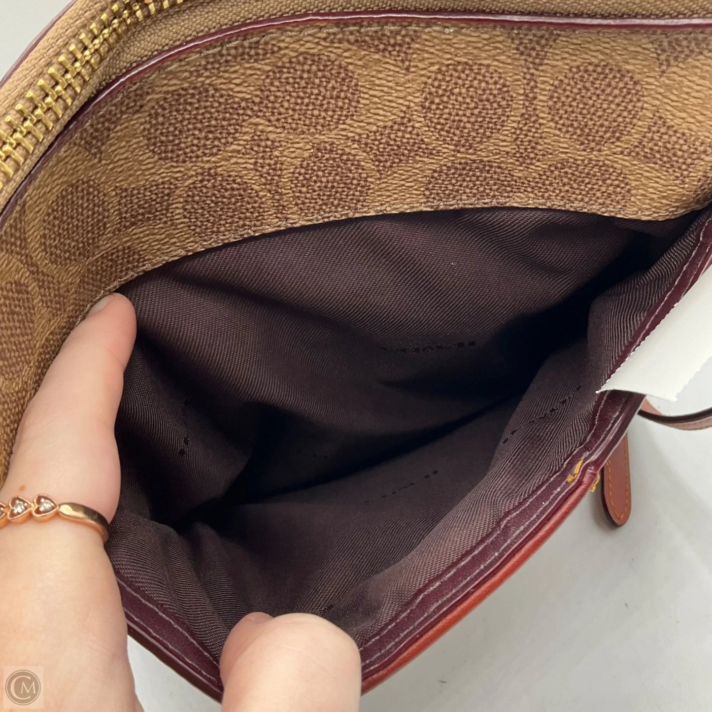Crossbody Designer By Coach, Size: Small