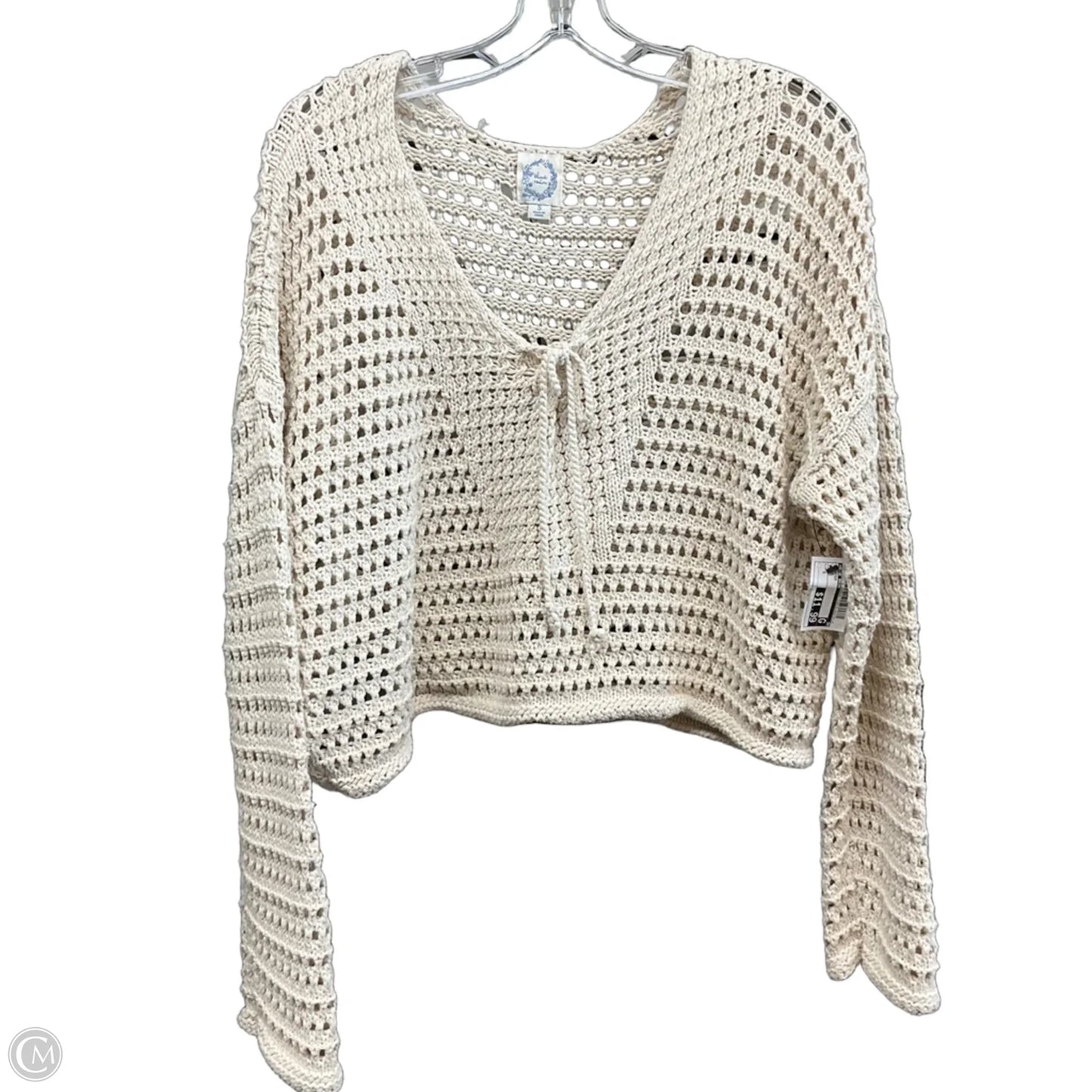 Sweater By Blue Rain In Cream, Size: S