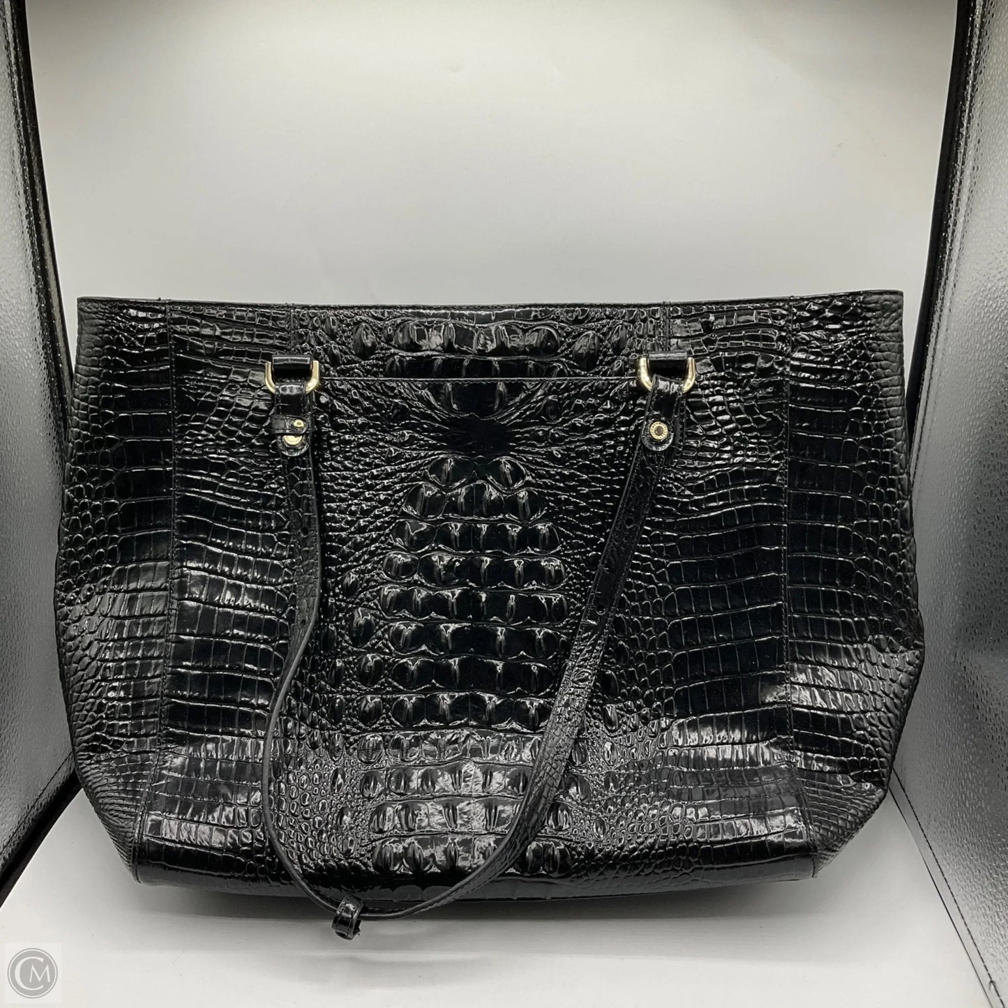 Handbag Designer By Brahmin, Size: Large