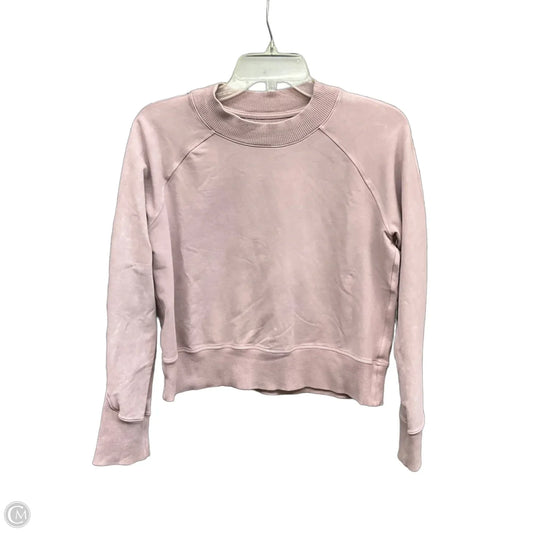 Athletic Sweatshirt Crewneck By Lululemon In Purple, Size: S