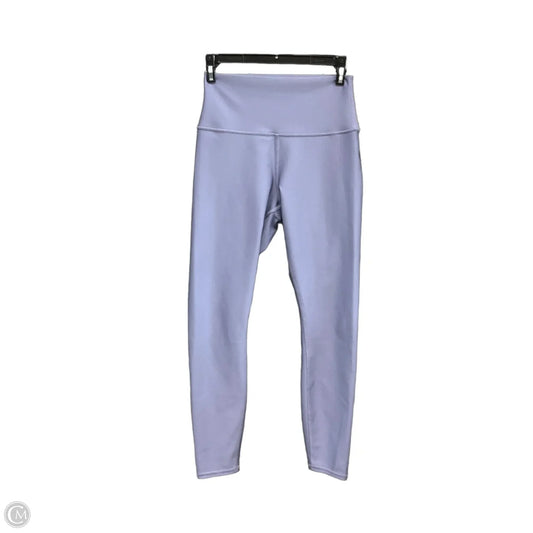 Athletic Leggings By Alo In Purple, Size: M