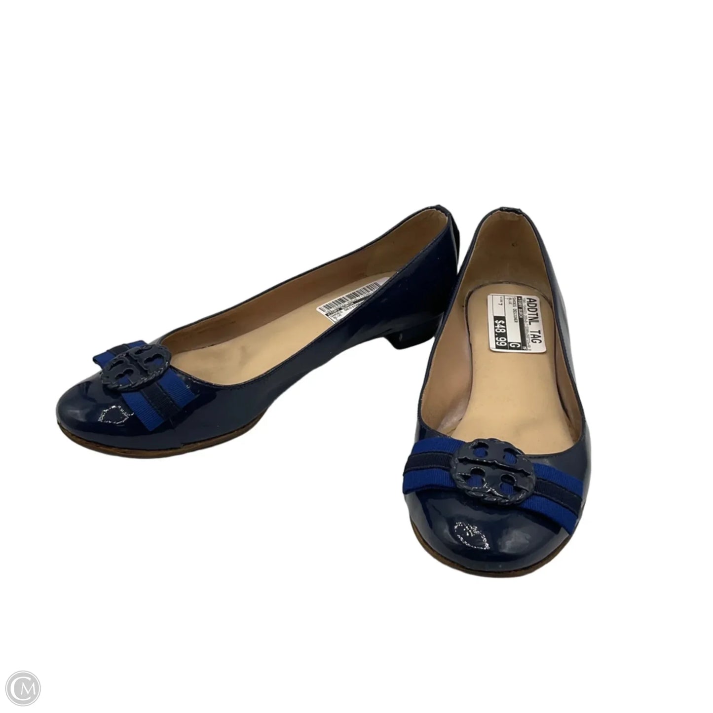 Shoes Designer By Tory Burch In Blue, Size: 7