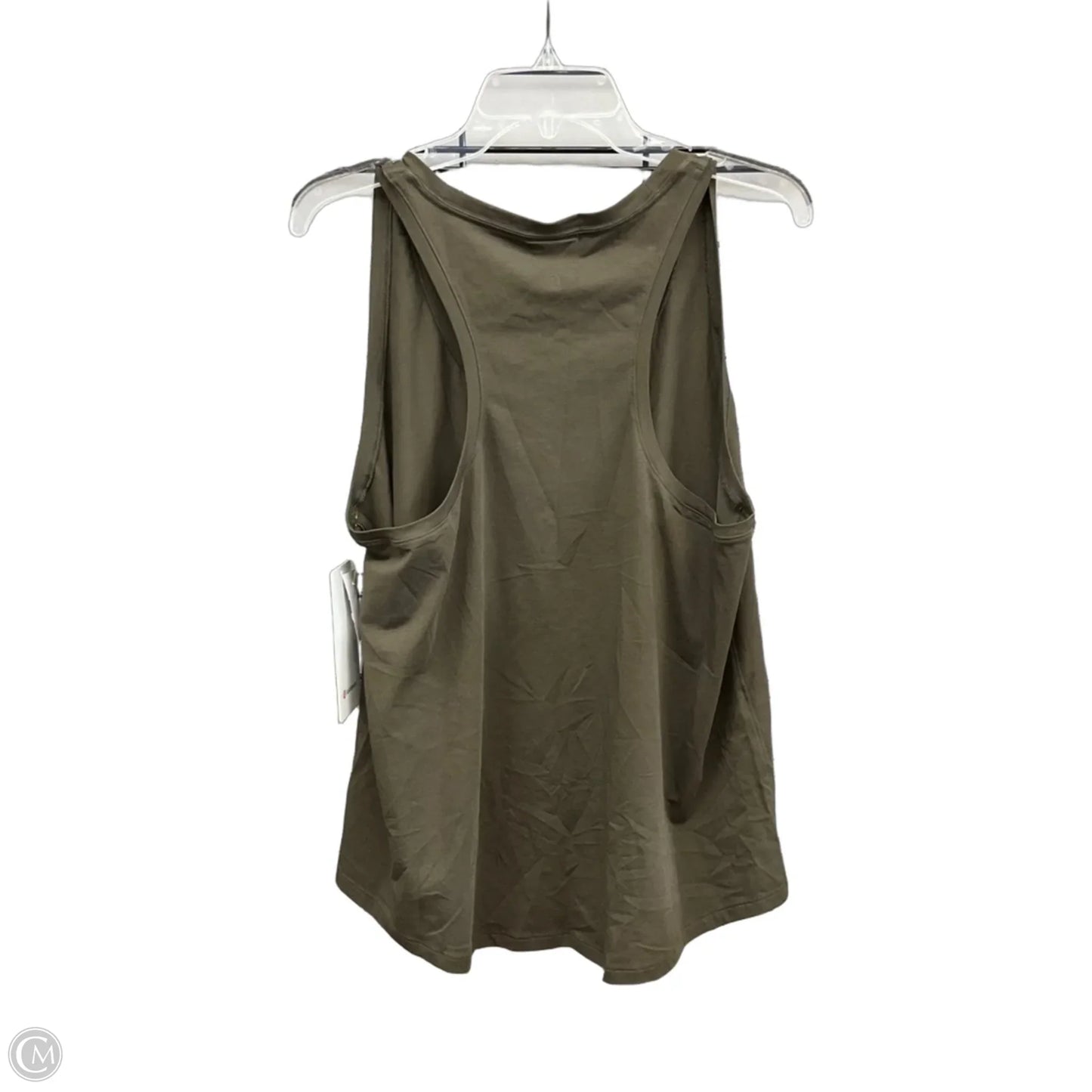Athletic Tank Top By Lululemon In Green, Size: 14
