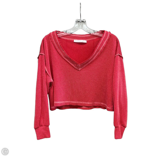 Top Long Sleeve By Altard State In Red, Size: S