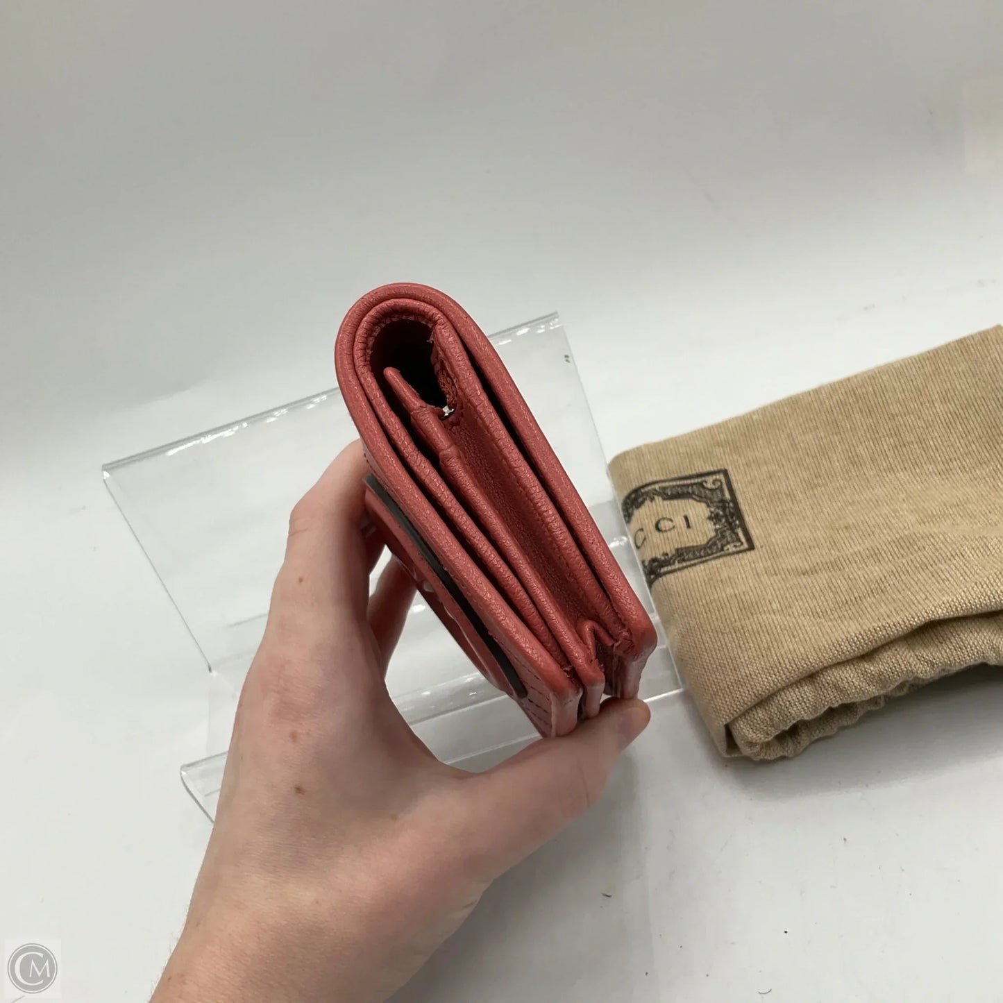 Wallet Luxury Designer By Gucci, Size: Small