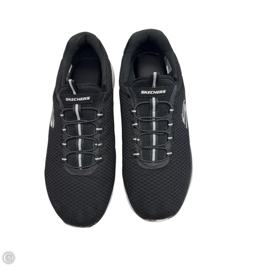 Shoes Sneakers By Skechers In Black & White, Size: 9.5
