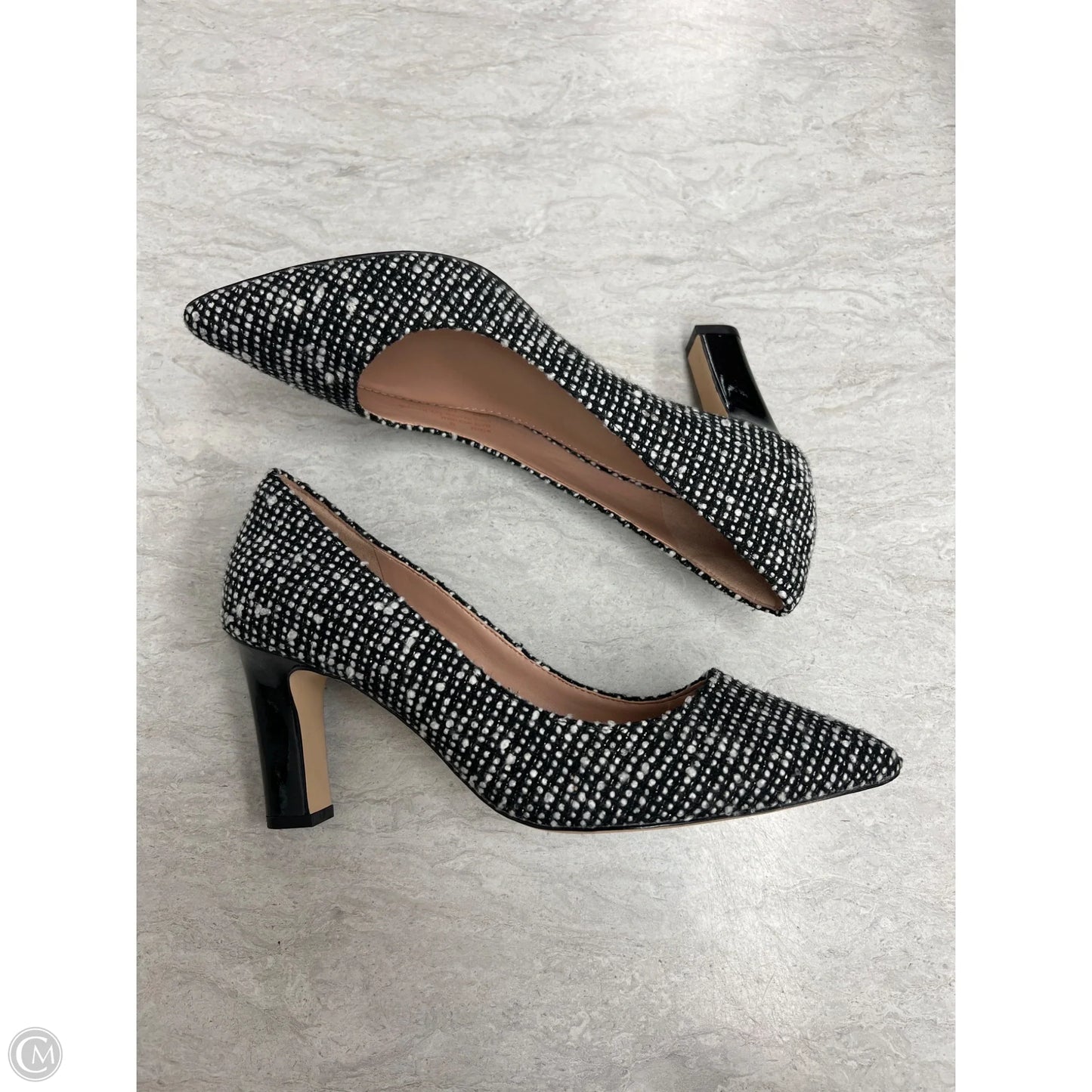 Shoes Heels Block By Cole-haan In Black & White, Size: 7