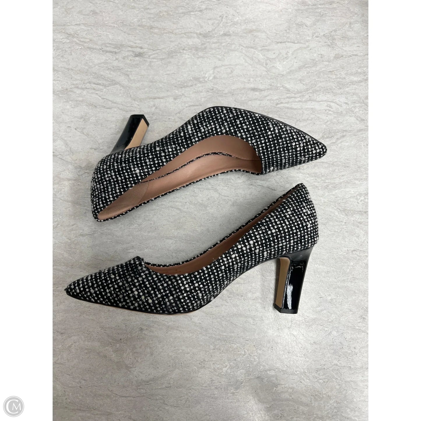 Shoes Heels Block By Cole-haan In Black & White, Size: 7