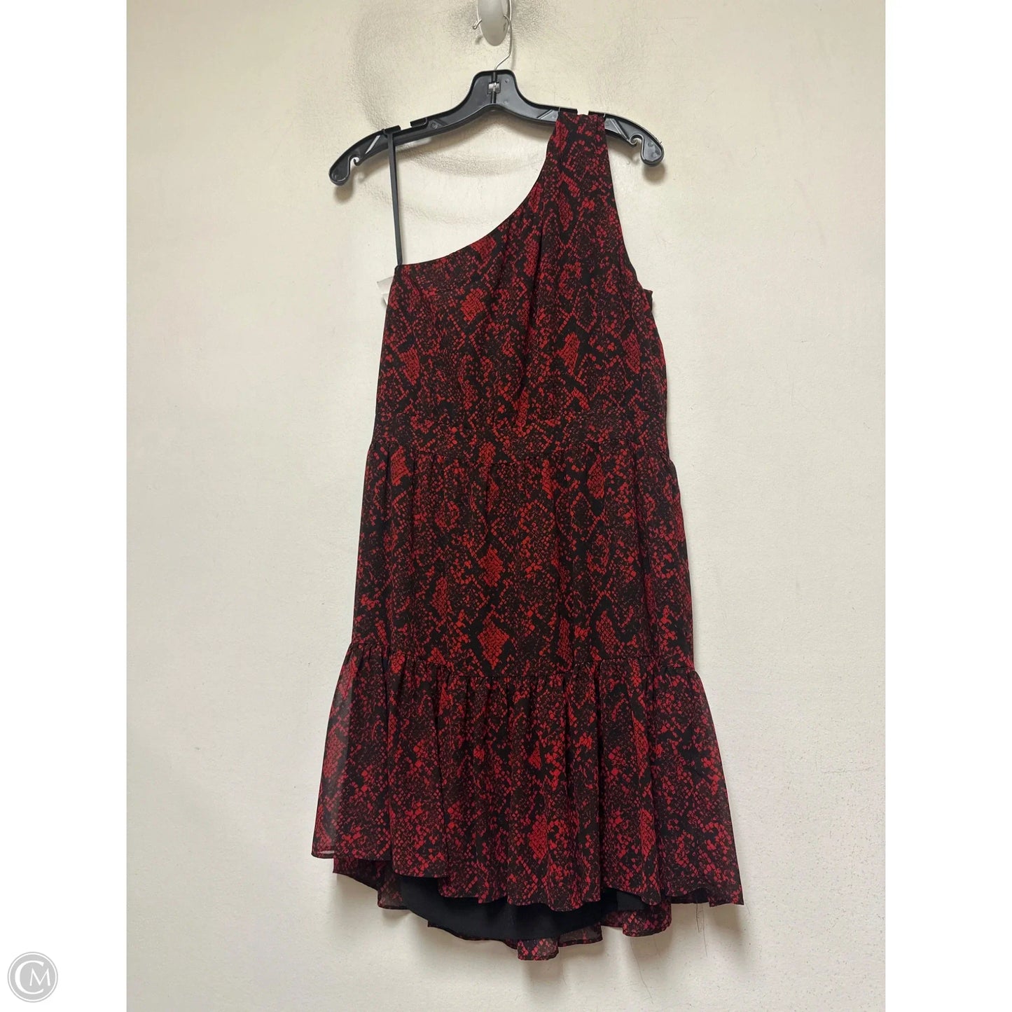 Dress Casual Short By Michael By Michael Kors In Black & Red, Size: M