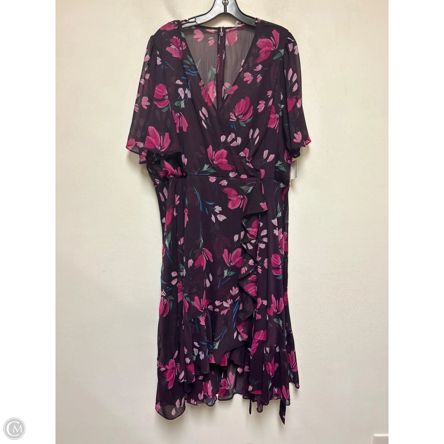 Dress Casual Maxi By Calvin Klein In Purple, Size: 2x