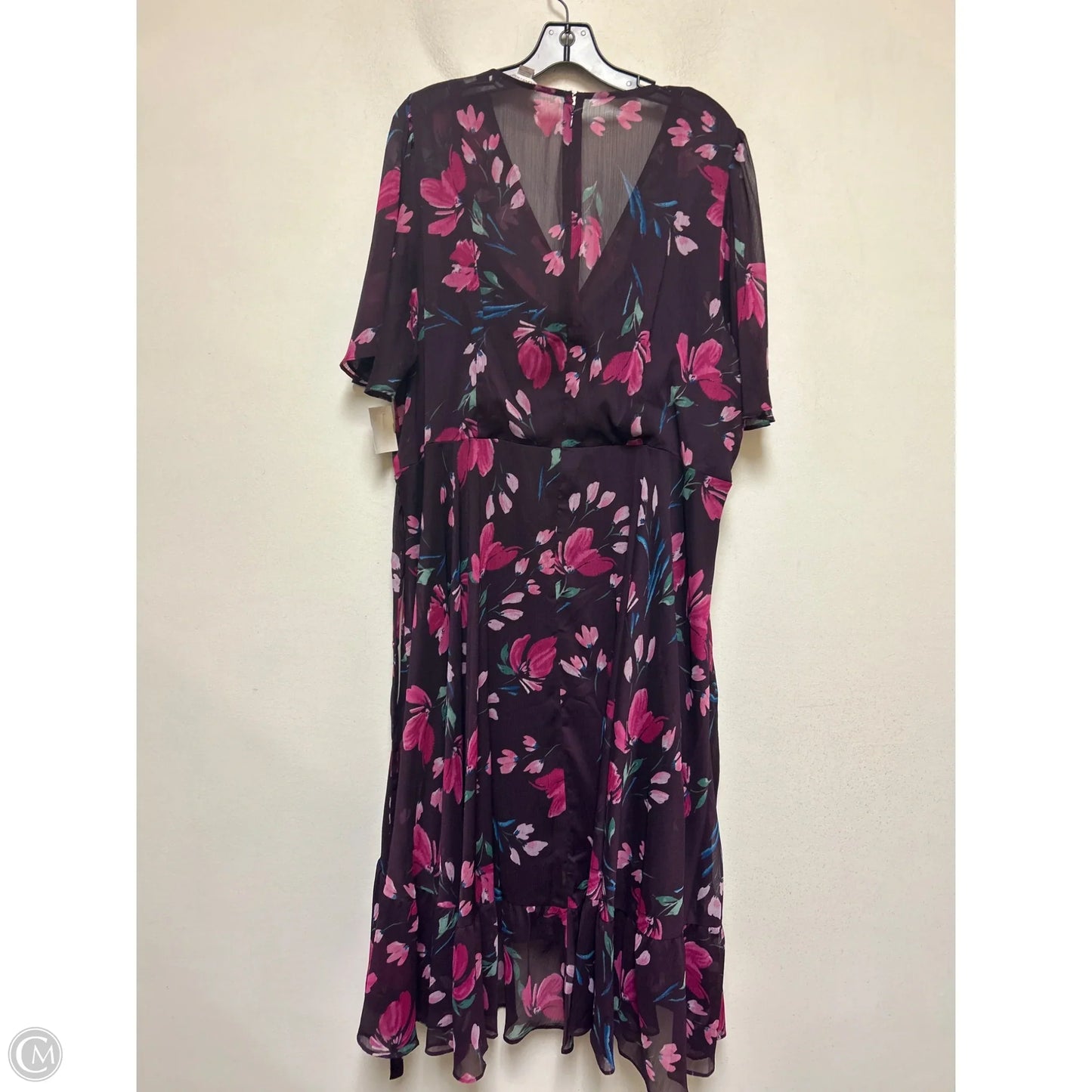 Dress Casual Maxi By Calvin Klein In Purple, Size: 2x
