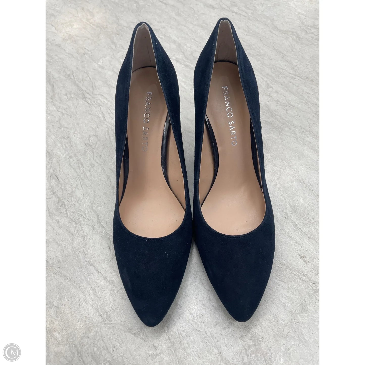 Shoes Heels Stiletto By Franco Sarto In Navy, Size: 7.5