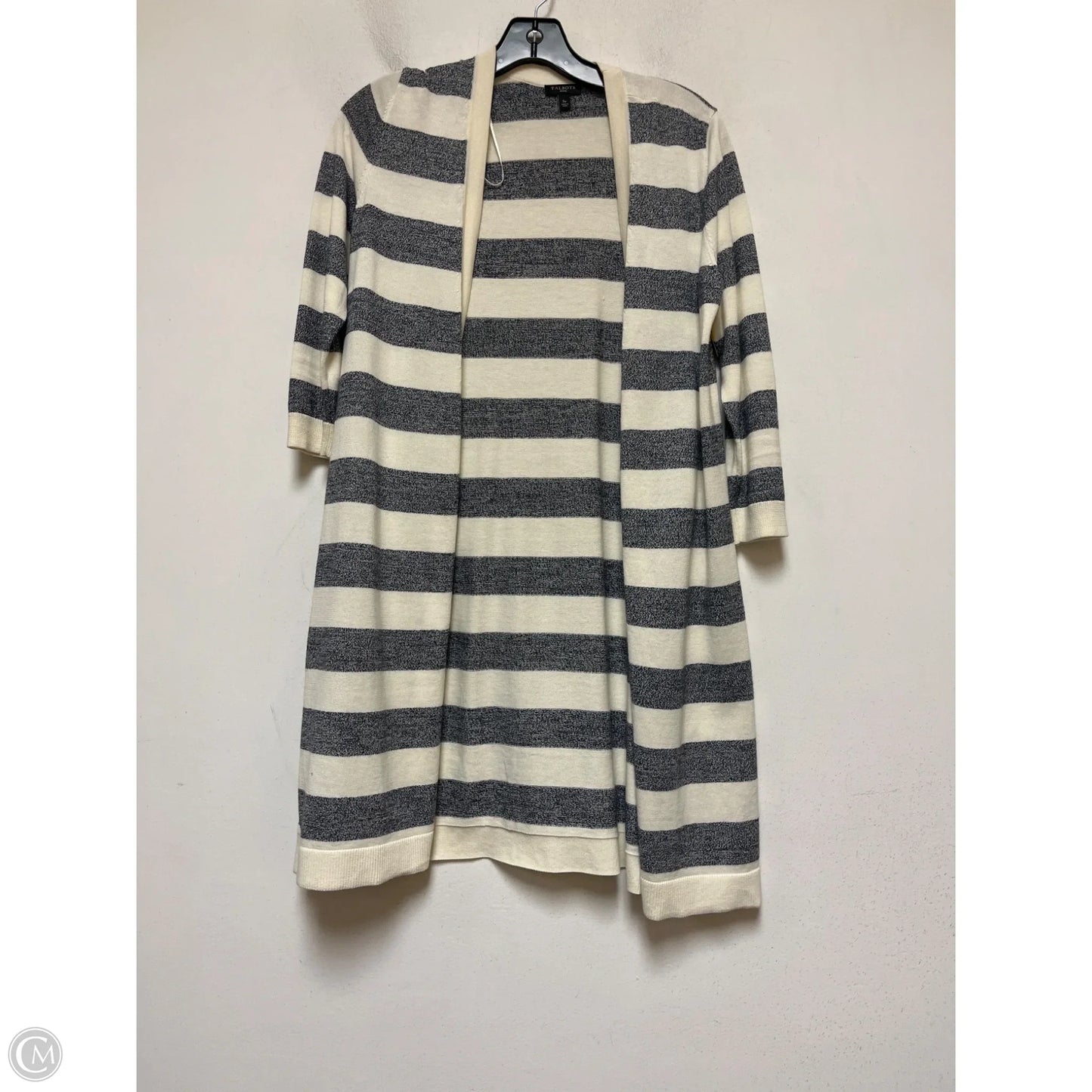 Cardigan By Talbots In Striped Pattern, Size: S