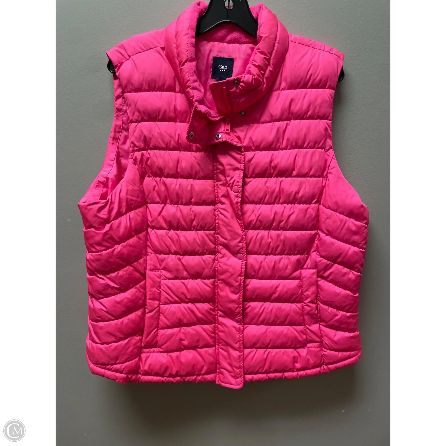 Vest Puffer & Quilted By Gap In Pink, Size: 2x