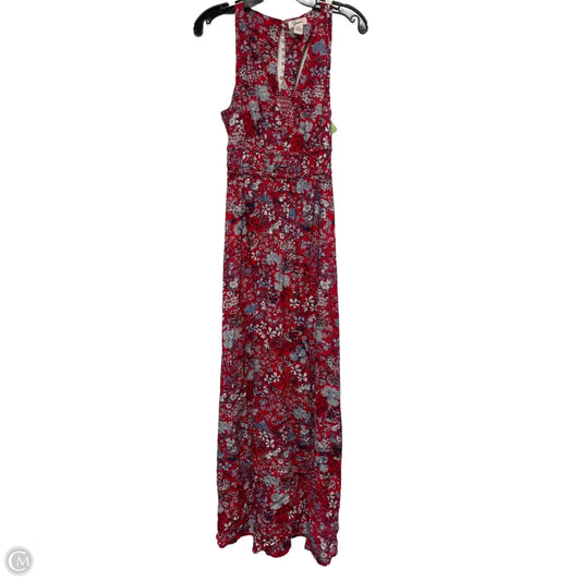 Dress Casual Maxi By Japna In Blue & Red & White, Size: S