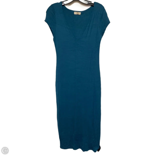 Dress Casual Maxi By See You Monday In Teal, Size: L