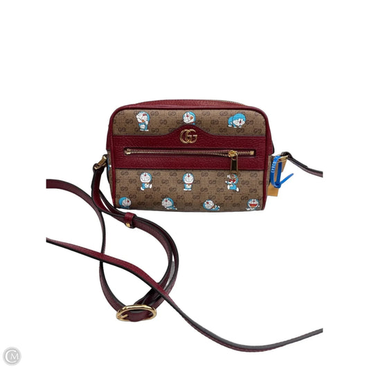 Crossbody Luxury Designer By Gucci, Size: Small