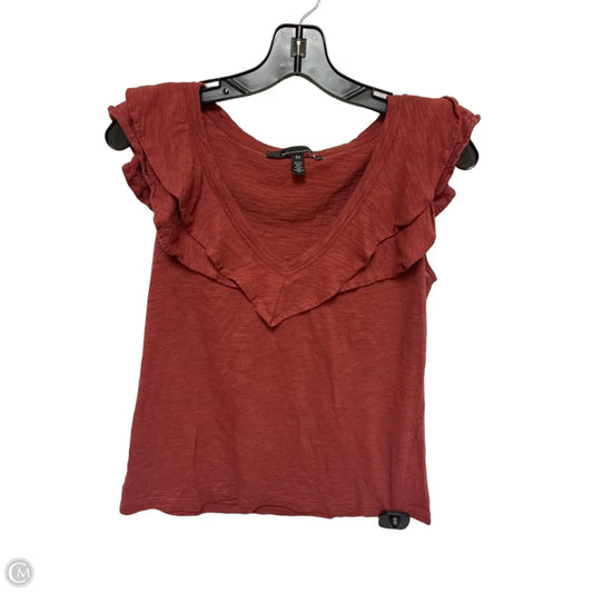 Top Sleeveless By White House Black Market In Red, Size: Xs