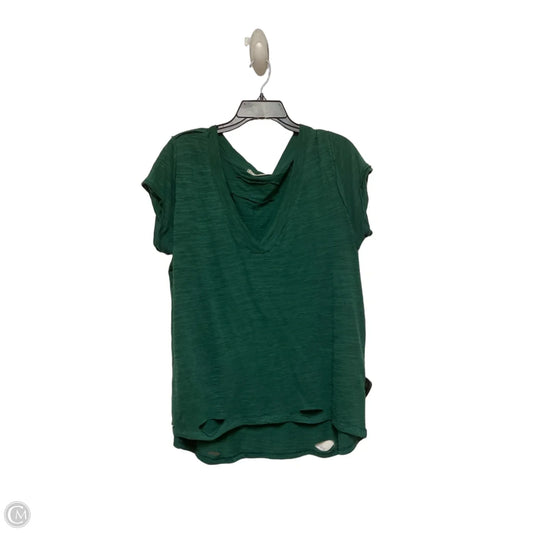 Top Short Sleeve Basic By We The Free In Green, Size: M