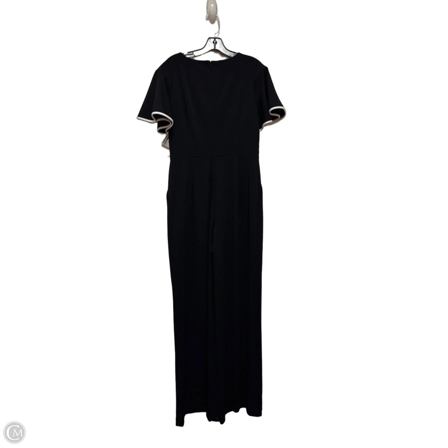 Jumpsuit By Calvin Klein In Black & White, Size: M
