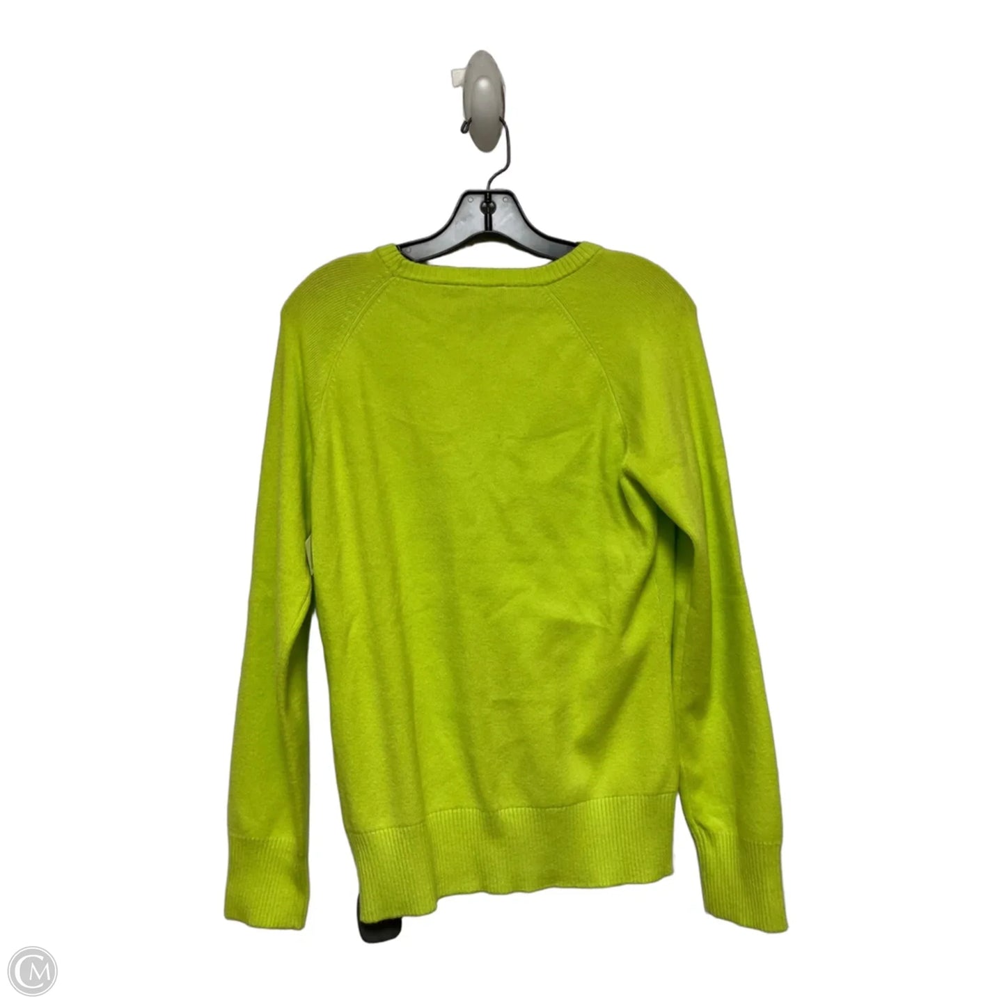 Sweater By French Connection In Chartreuse, Size: L