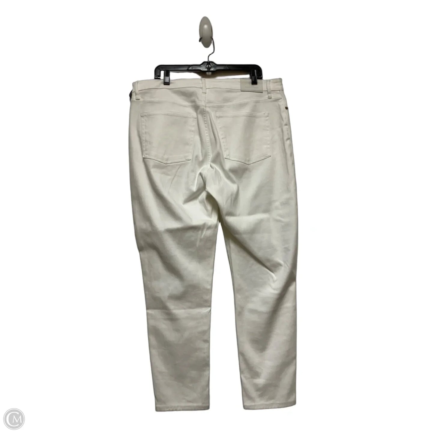 Jeans Straight By Lauren By Ralph Lauren In White, Size: 16