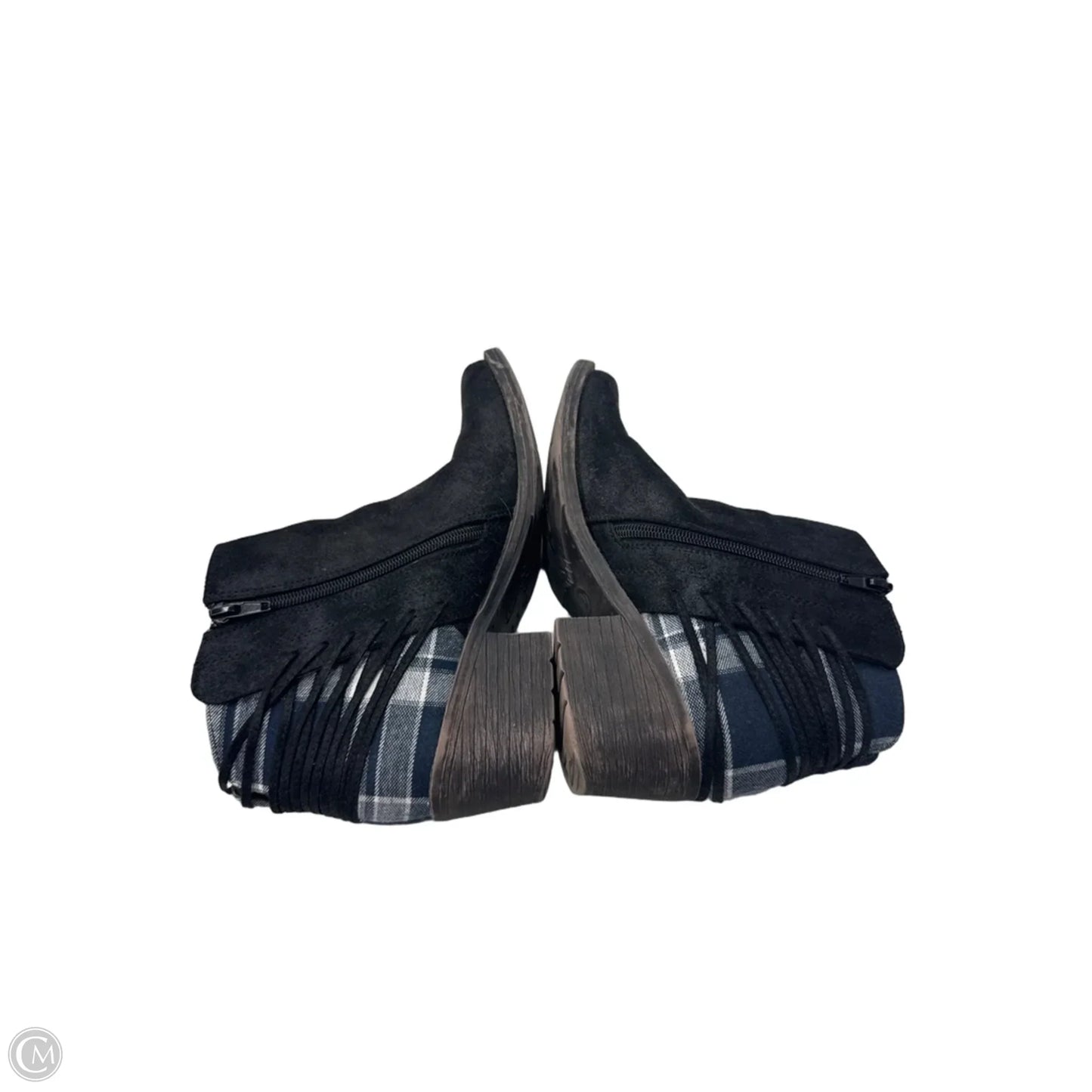 Boots Ankle Heels By Volatile In Black, Size: 8.5